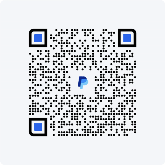 PayPal QR code for donations to IonAfrica Foundation
